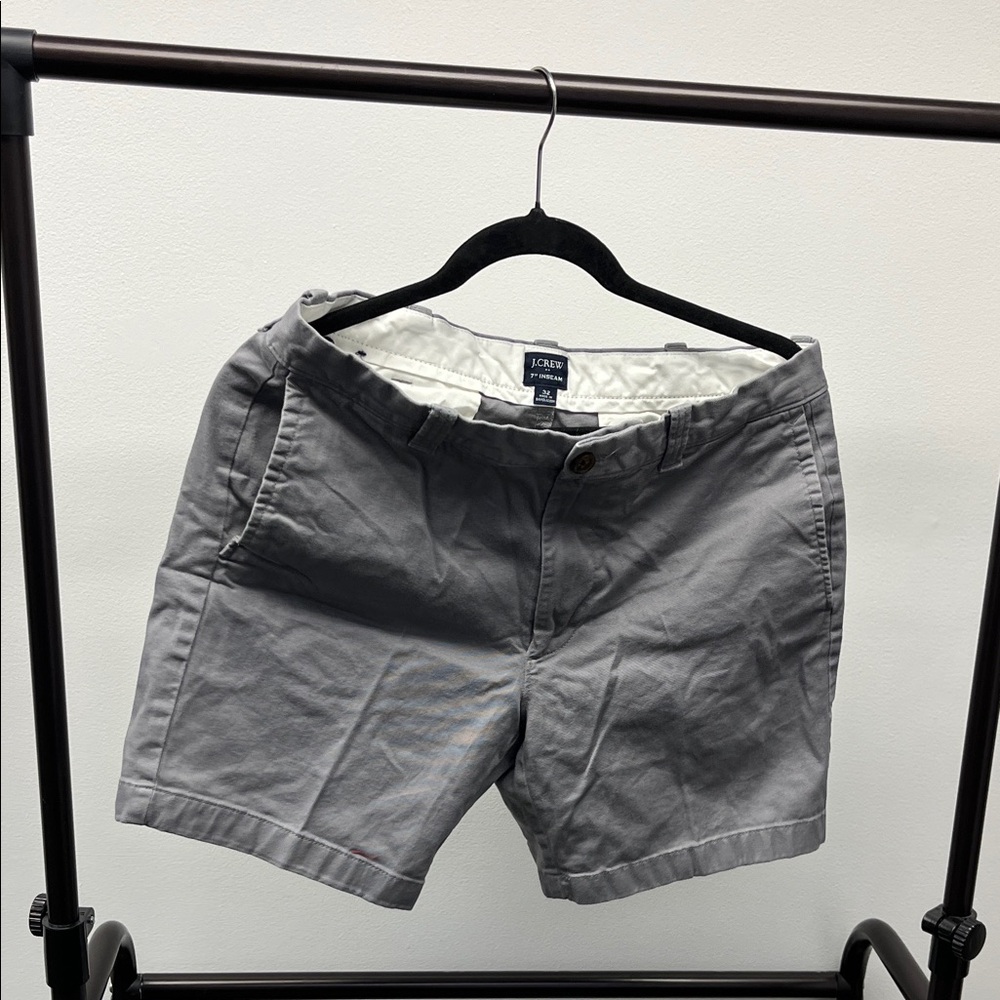 J. Crew Gray Women's Chino Bermuda Shorts